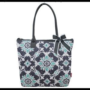 N Gil Quatro Vine Grey Tote